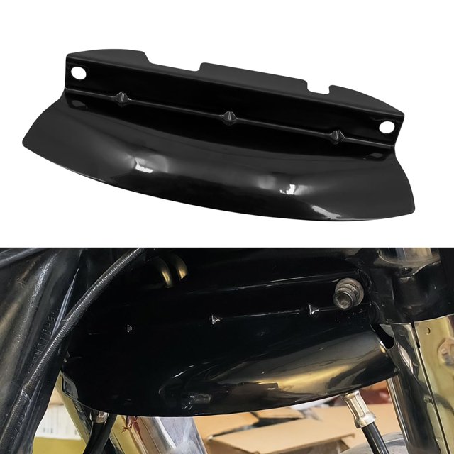 HDBUBALUS Deflector de viento de árbol triple inferior para motocicleta Harley Touring Electra Glide Road Glide Road King Street Glide 2014-2023