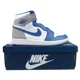 thumbnail image 1 of Ni - ke Air Jordan 1 Retro High OG True Blue Men's Size 13 Shoes NEW DZ5485-410, 1 of 5