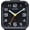 Black-3d, variant on 3D Numbers No Tick-Tock Analog Alarm Clock with Classic Beep Sound, Snooze, Manual Light and Battery Powered Small for Travel (White-3D)