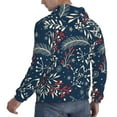 thumbnail image 6 of Fotbe Men's Hoodie with Merry Christmas Pattern - Kangaroo Pocket Pullover Hooded Sweatshirt, Perfect for Daily Wear, Travel, and Home-4X-Large, 6 of 7