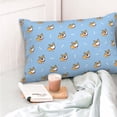 thumbnail image 6 of Disketp Pillow Covers Corgi Dog Pattern Throw Pillow Case Cushion Covers,Cushion For Bedroom,Couch,Home-14"X20", 6 of 8