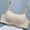 Beige, variant on REORIAFEE Push up Sports Bras for Women with Pads Gathered Daily Bra Wirefree Bras Scoop Neck Comfy Corset Bra Adjustable Straps Stretchy Seamless Smoothing Brassiere Anti-Sagging Bra