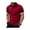3# Red, variant on Men's Casual Polo Shirts Summer Short Sleeve Button Polo T Shirt Lightweight Collared Golf Shirt Wine 3XL
