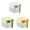 D, variant on 4 Compartment Clear Seasoning Box with Lids, Airtight Condiment Organizer for Kitchen Pantry, Spice Container Set for Salt Sugar Pepper and Dry Seasonings
