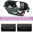thumbnail image 4 of Travel Cosmetic Bag,Makeup Organizer & Portable Toiletry Pouch for Women & Girls Gifts, 4 of 6