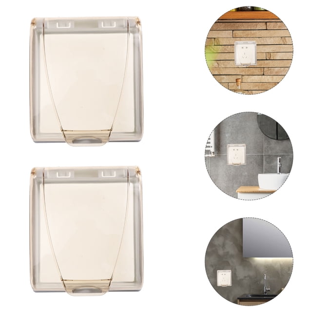 BRIGHTFUFU 3Pcs Outlet Protector Box for Weatherproof and Waterproof Home Use