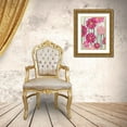 thumbnail image 3 of Vess, June Erica 15x18 Gold Ornate Wood Framed with Double Matting Museum Art Print Titled - Spring Pinks I, 3 of 4