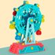 thumbnail image 3 of Gwong Juguete Ensamblaje de la figura de la rueda de la fortuna Divertido plástico 3D Ferris Wheel Puzzle Toys para niños Gwong 30009010, 3 of 6