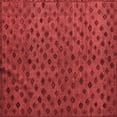 thumbnail image 1 of Ahgly Company Indoor Square Abstract Red Modern Area Rugs, 7' Square, 1 of 4