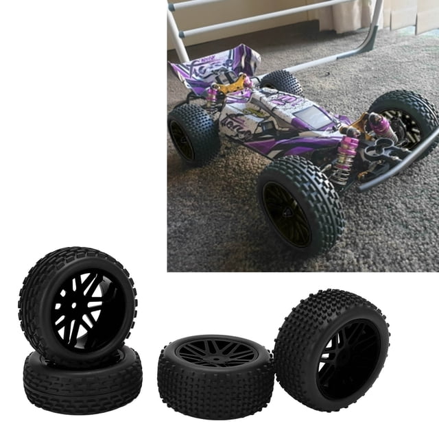 86mm Rim Rubber Tires, 86mm Wheel Tyre Environmental Protection Bumpy Texture Exquisite Workmanship For Redcat RC Car For WLToys RC Car