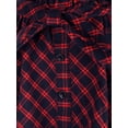 thumbnail image 4 of S/M Fit Red Checkered High Waisted Front Button Bow Mini Skirt, 4 of 4