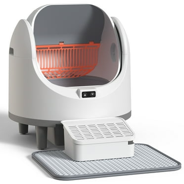 Novinter Self Cleaning Automatic Cat Litter Box, 8 68L Large Open Top Design, APP Control, 8 Integrated Safety Protection - Targeted Deodorizing Aromatherapy