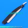 thumbnail image 2 of OdontoMed2011 Classic Straight Barber Edge Razor Folding Shaving Men Shaver Double Black With 10 Blades, 2 of 2