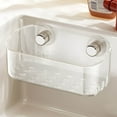 thumbnail image 7 of Sink Drying Rack, Plastic, Built-in Drain Tray, Expandable Organizer for Kitchen Sponges, Dish Soap, and Cleaning Brushes, Gray, by FAJHHA, 7 of 7