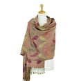 thumbnail image 2 of Paisley Pattern Tow Layered Woven Pashmina Shawl Scarf Wrap Stole, 2 of 4