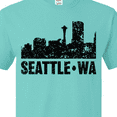 thumbnail image 4 of Inktastic Seattle Skyline Grunge T-Shirt, 4 of 5