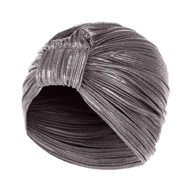 Femmes Solide Indien Musulman Volant Chimio Chapeau Couvre-Chef Turbans Bonnet Couvre-Chefs