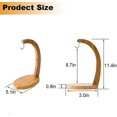 thumbnail image 2 of Banana Tree Hanger With Hook Grape Holder Banana Stand Wood Bamboo Utensils Fruit Storage Rack, 2 of 3