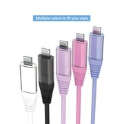 onn 6ft Lightning to USB Charging Cable, MFI Certified, White - Compatible with iPhone 14/13/12/11/X/XR/XS/8/7/6/5, iPad, Airpods and more