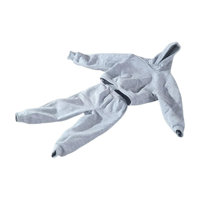 Sudadera y pantalones a escala 1:6, ropa en miniatura, ropa hecha a mano para muñecas de 12 pulgadas. Gris