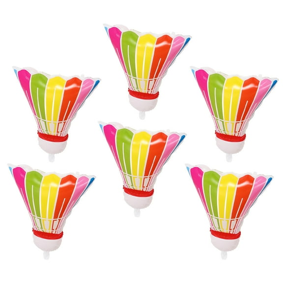 HEMOTON 6-Pack Colorful Basketball Theme Foil Balloons Party Decorations for Kids and Adults