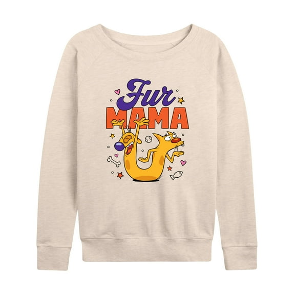Catdog - Fur Mama - Women's French Terry Long Sleeve Shirt