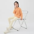 thumbnail image 4 of Baozhu Simple Autumn Winter Leggings Girls' Fleece Thick Warm Leggings Cute Pants Kid Girl Colorful Children Solid Trousers, 4 of 5