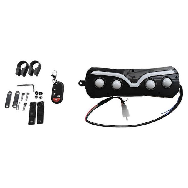 Motorcycle Audio Speaker Water Resistant Colorful Lights,A