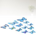 thumbnail image 4 of Adhesivo De Pared, Calcomanías De Pared, Calcomanías De Mariposas Coloridas Para Dormitorio, Guardería, Aula Para Fiesta, Decoración De Boda, Regalo Diy ANGGREK Otros, 4 of 8