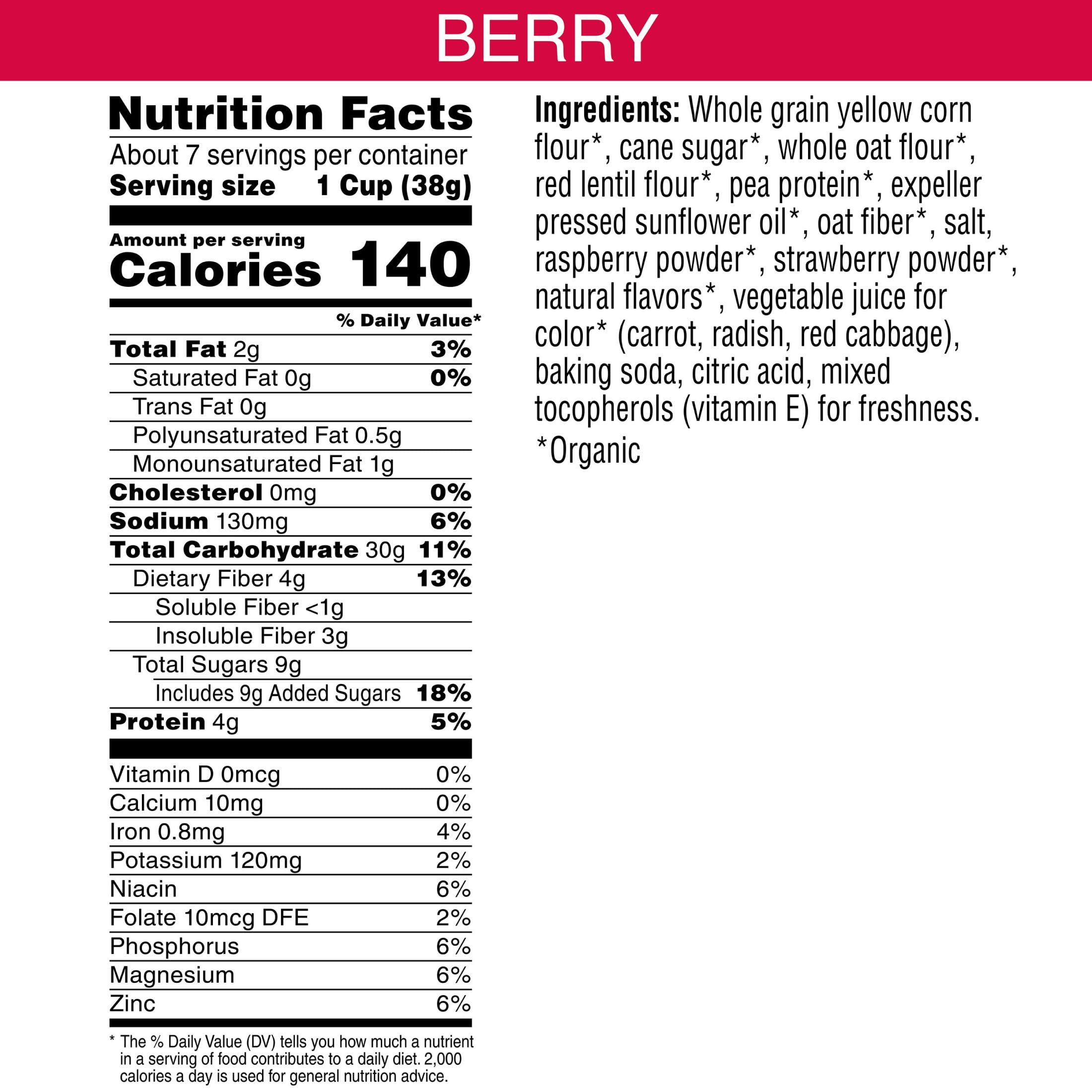 Kashi by Kids Super Loops Berry Breakfast Cereal, 9.5 oz