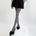 thumbnail image 2 of Bibifish Womens Tights Brown Black Glitter Sheer Pantyhose Elastic Waist Stretchy Slim Fit Casual Party Daily Wear Shiny Stylish Tights, 2 of 7