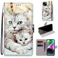 thumbnail image 3 of Fashion Leather Flip Case For Xiaomi Poco M6 Pro 5G X5 Pro 12T Redmi Note 12 Pro Plus 12S 12C Butterfly Painted Wallet Cover, 3 of 7