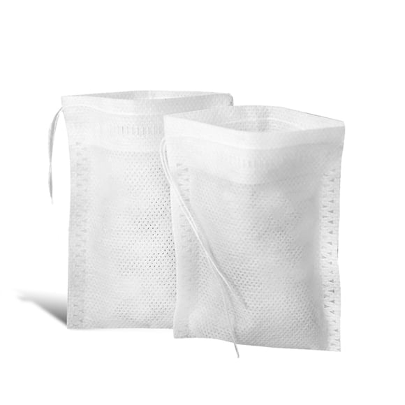 Matsuzay Bolsas con cordón para té y café, 100 piezas, tela no tejida, transpirable, portátil, para especias, hierbas, bolsas de malla, suministros Almacenamiento y organización del hogar Matsuzay HA004984-00