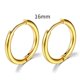 thumbnail image 1 of Pendientes de aro pequeños de acero inoxidable para Hombre y Mujer, joyería para Piercing de cartílago, 2022, 1 of 4