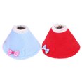 thumbnail image 3 of TEHAUX 2Pack Pet Bird Recovery Collar Protective Assorted Color Fleece Birds Parrot Accessory, 3 of 7