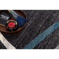 thumbnail image 6 of 4â€™ x 6â€™ Distressed Black and Gray Abstract Area Rug, 6 of 9