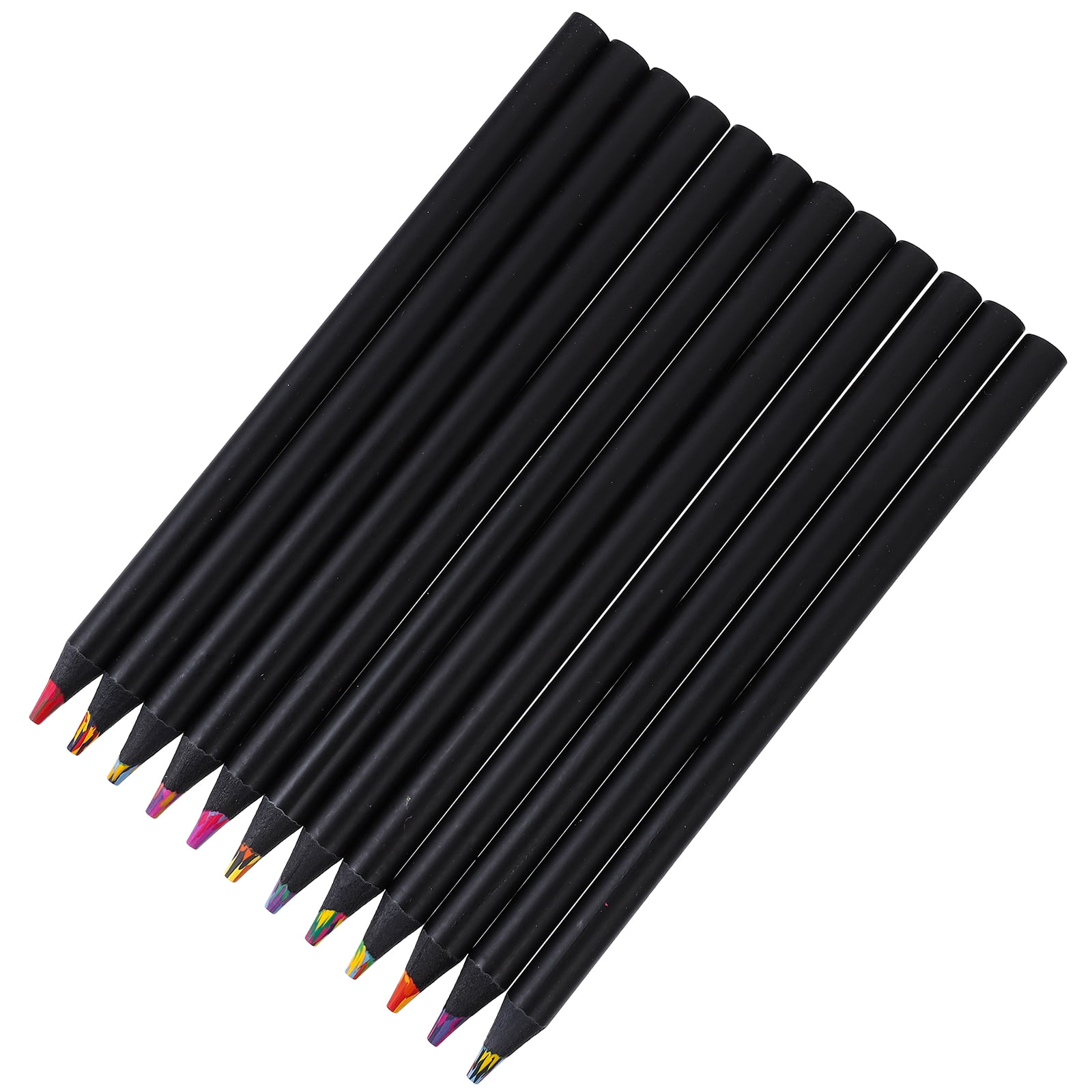 Set of 2 Pencil Coloring Pencils Drawing Lead Coloured Black