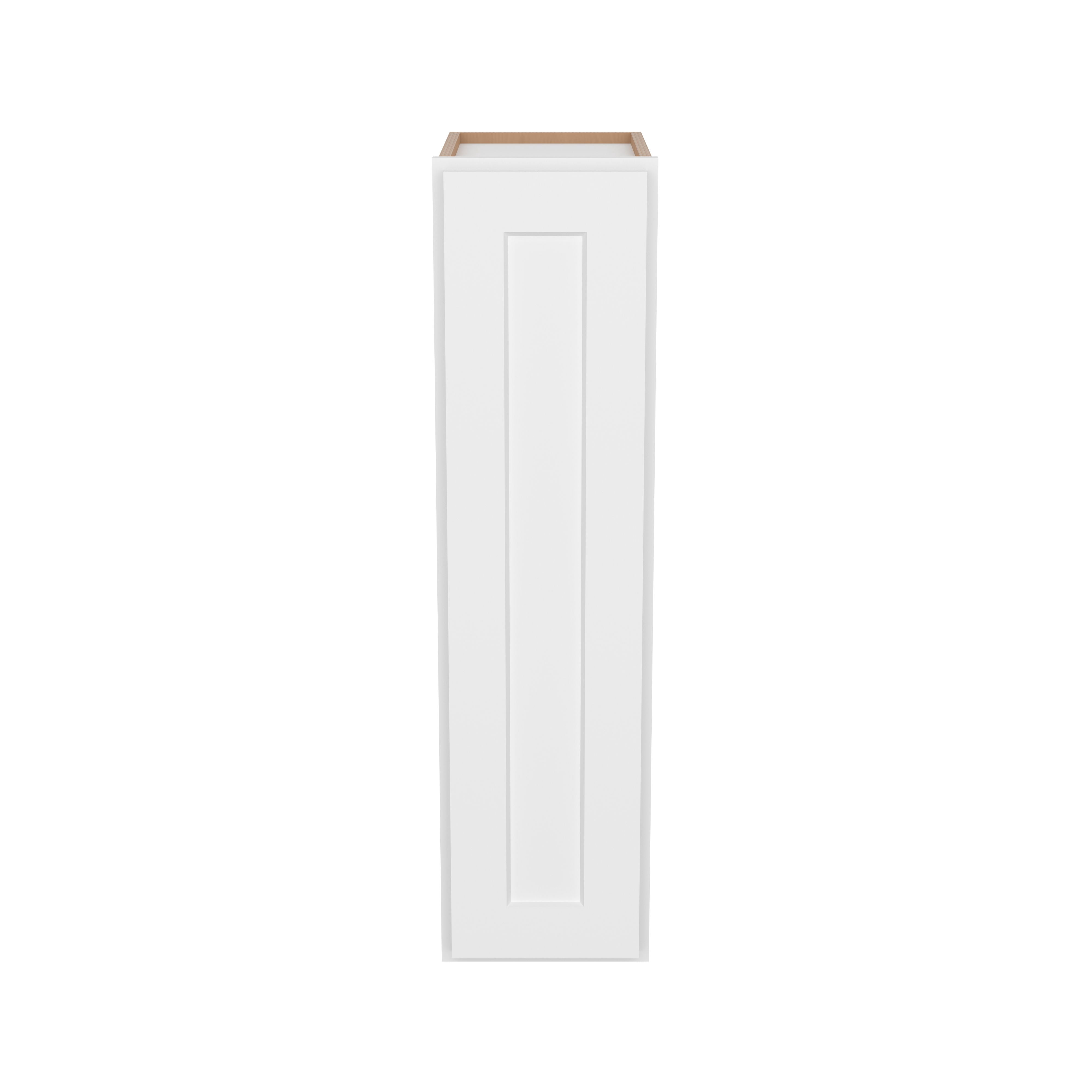 Furinno Shaker 1-Door-2 Shelves Wall Kitchen Cabinet, Ready to Assemble, 12 D x 9 W x 36 H, White
