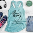 thumbnail image 2 of You're Griffin Me A Headache Tank Top, Ladies Racerback Tank Top Griffin Tank Fantasy Tank Fantasy Pun Tank, Cancun, Medium, 2 of 3