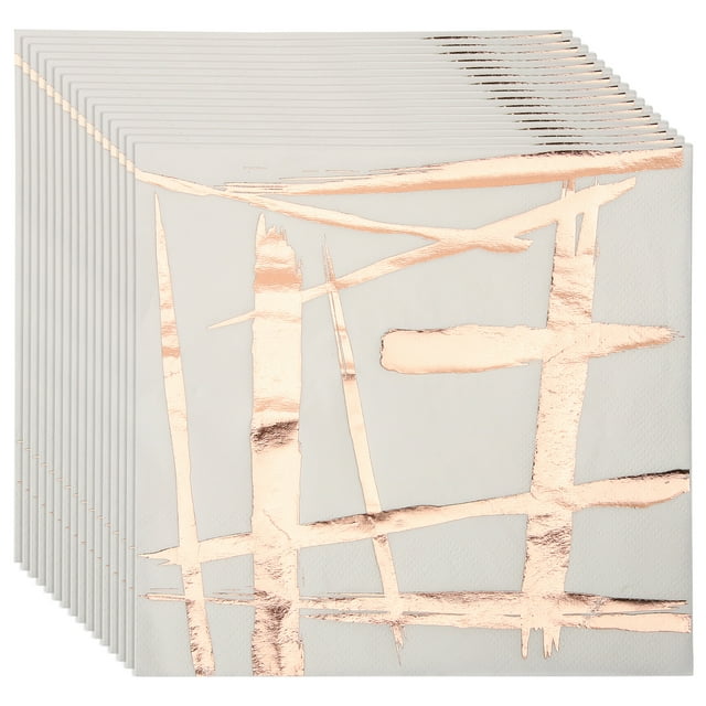 16 Sheets Printed Paper Napkins Delicate Wedding Napkins Hotel Desktop Napkins
