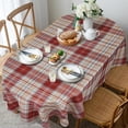 thumbnail image 2 of Oval Tablecloth 60x84in for Oval Table Waterproof Table Cloths for Dining Room Indoor Outdoor Table Cloth, 2 of 5