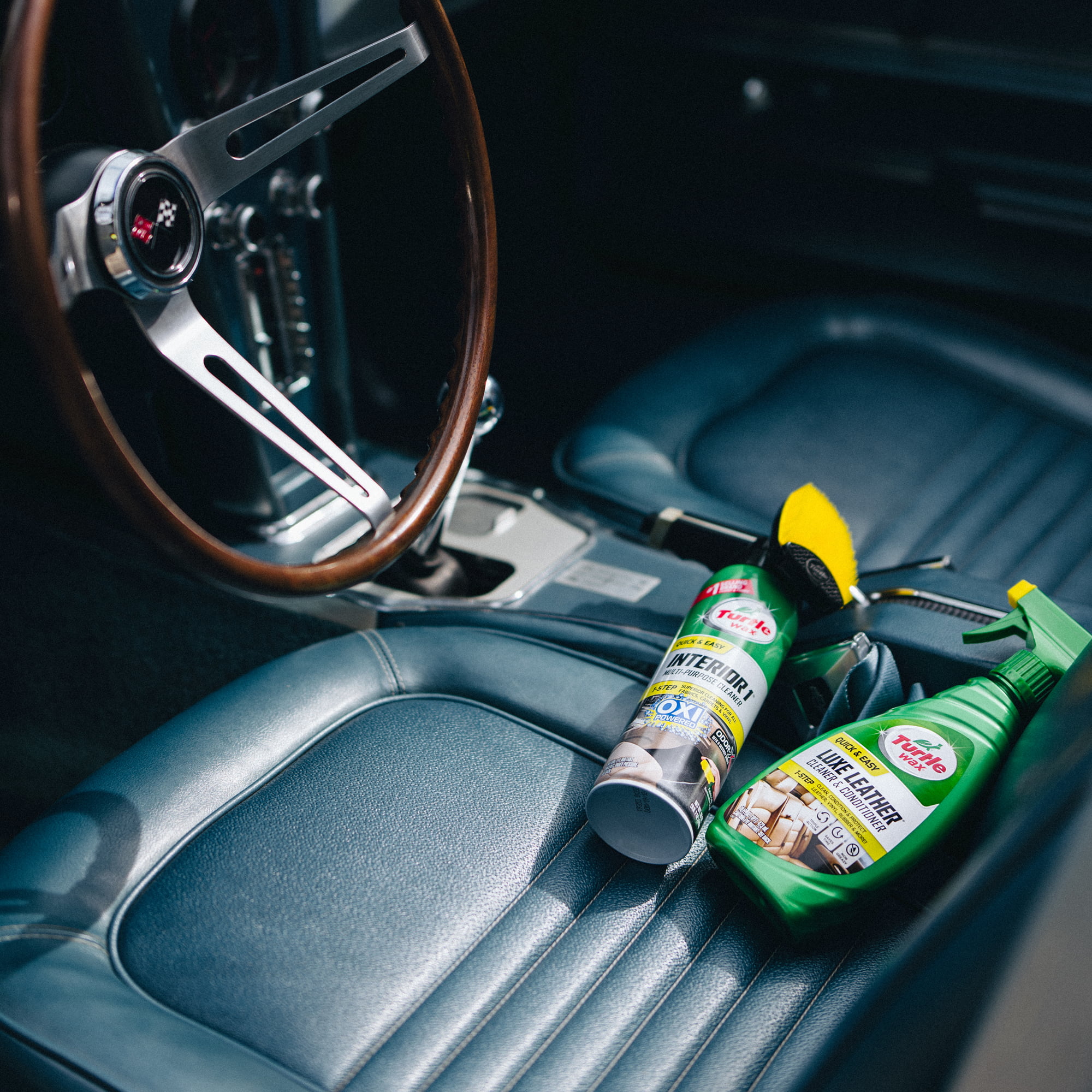  Turtle Wax 50941 Spray & Wipe Leather Cleaner & Conditioner :  Automotive