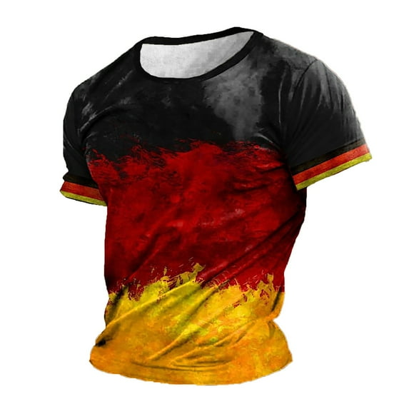 Playeras Basicas Algodon Hombre Camiseta Con Estampado Digital 2D Para Hombre, Camisa De Manga Corta Con Solapa Superior