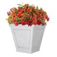 thumbnail image 2 of L&G Solutions 16.7 in. H X 16 in. D Polyresin New England Planter White, 2 of 2