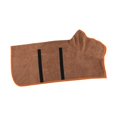 thumbnail image 2 of Toalla de baño para perros Perfecl Albornoz ajustable Marrón, 2 of 8