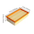 thumbnail image 3 of Flat Pleated Filter Flat Filter Replacement for NT 25/1 , NT 35/1 , NT 45/1, NT 55/1, NT 611 ECO Va., 3 of 5