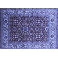 thumbnail image 1 of Ahgly Company Indoor Rectangle Oriental Blue Traditional Area Rugs, 2' x 4', 1 of 4