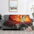 thumbnail image 7 of Tool Band Eye Music Flannel Blanket Ultra-Soft Micro Fleece Throw Blanket For Bed Sofa Couch Car Office Unisex Adult Fuzzy Bed Blanket Cozy Kids Throw Blanket 60"x50", 7 of 7