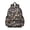 Multicolor Cat Black Pattern, variant on Black Cat and Plant White Pattern Cute School Backpack with Padded Back and Adjustable Shoulder Straps 13.4"x11"x4.7"
