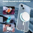 thumbnail image 2 of for iPhone 13 Case with Stand Compatible with Magsafe Shockproof Anti-Yellowing Full Body Protective Phone Cover-Clear, 2 of 12